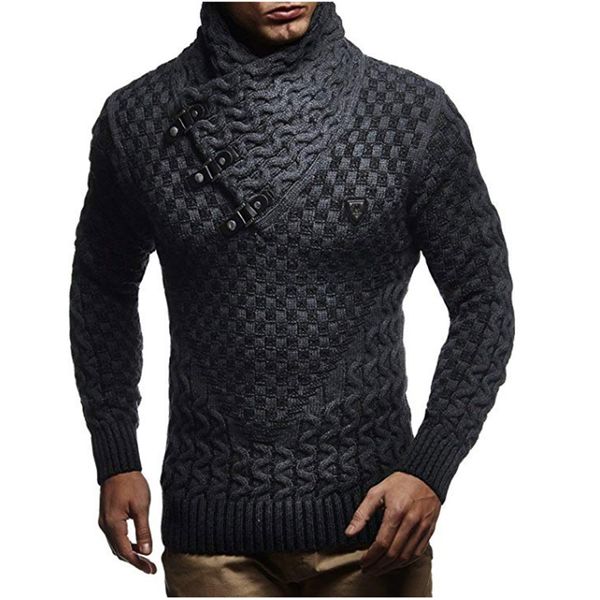 

zogaa 2019 men sweaters brand new warm pullover sweaters man casual knitwear winter men black sweatwer xxxl computer knitted, White;black