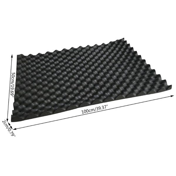 

2020 new 100x50cm car sound deadener mat noise insulation acoustic dampening foam mat
