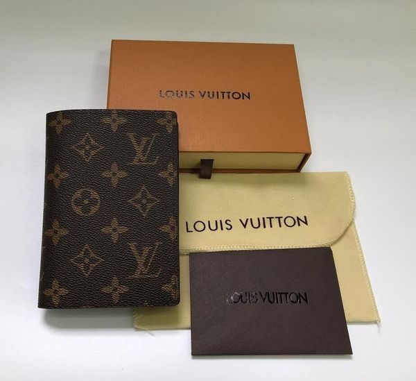 

ladies leather passport credit card holder men's business travel passport clip wallet wallet passport box men without box58, Brown;gray