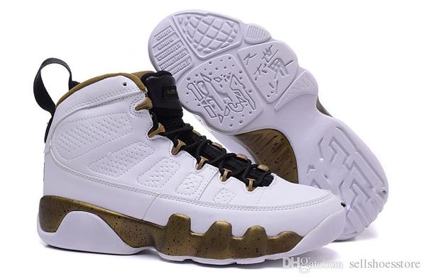 

outlet men 9s basketball shoes iv 9 white la bred og anthracite university flight sneaker sports trainers shoes with box