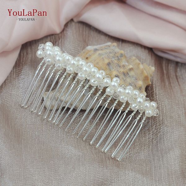 

ueen hp100 handmade pearl beaded wedding hair accessories hair comb bride jewelry headwear wholesale