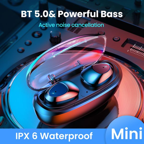 

fivi earphone wireless earbuds handssport stereo headset for huawei samsung xiaomi