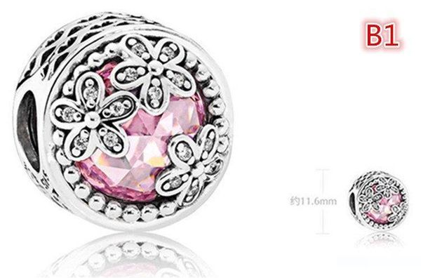 

fit пандор 925 стерлингового серебра diy бисера браслеты шарма для женщин цветов бисера браслет в форме сердце любви бисер браслет ювелирных, Black