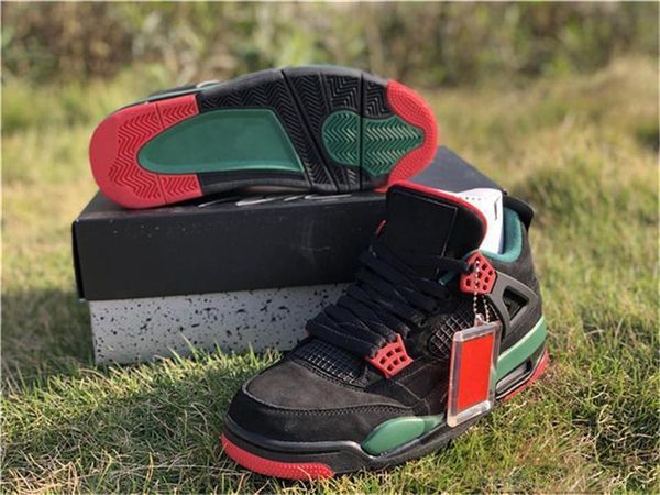 

est 2020 4 iv nrg black pizzeria for mens basketball shoes black red green suede aq3816 -163 authentic sneakers size 7 -13