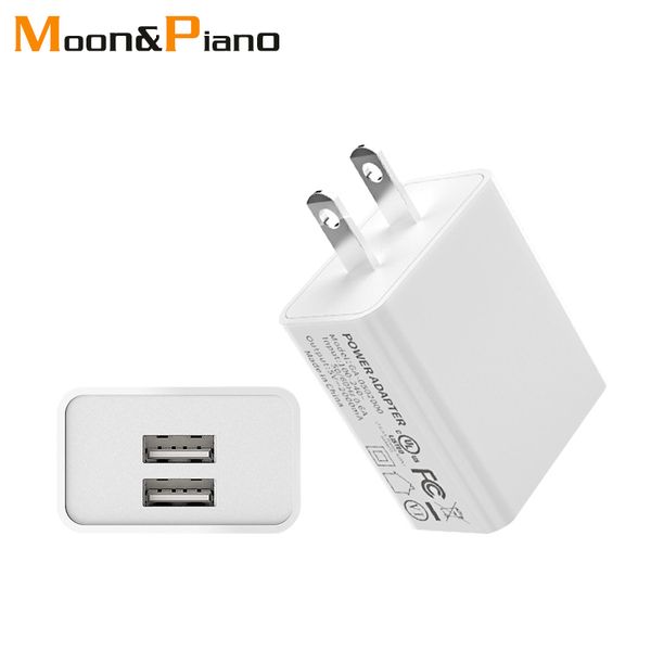 

us adaptor 5v2a dual usb charger travel wall japan usa standard mobile phone electronic plug stable charging