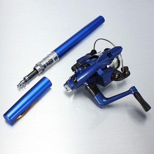 

fishing rod reel line combo shape super short telescopic pole mini spinning wheel wire fishing tackle rod combo