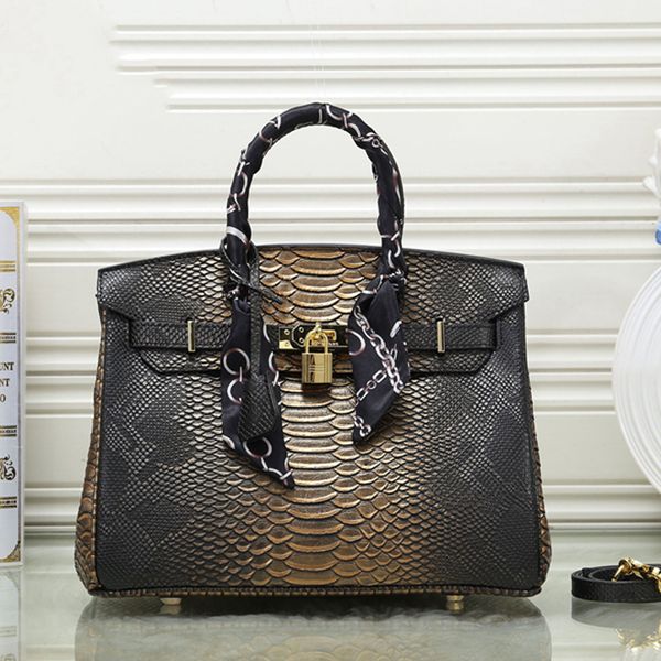 

2019 brand fashion herms designer luxury handbags alligator pattern purses tote shoulder bags women crossbody bag