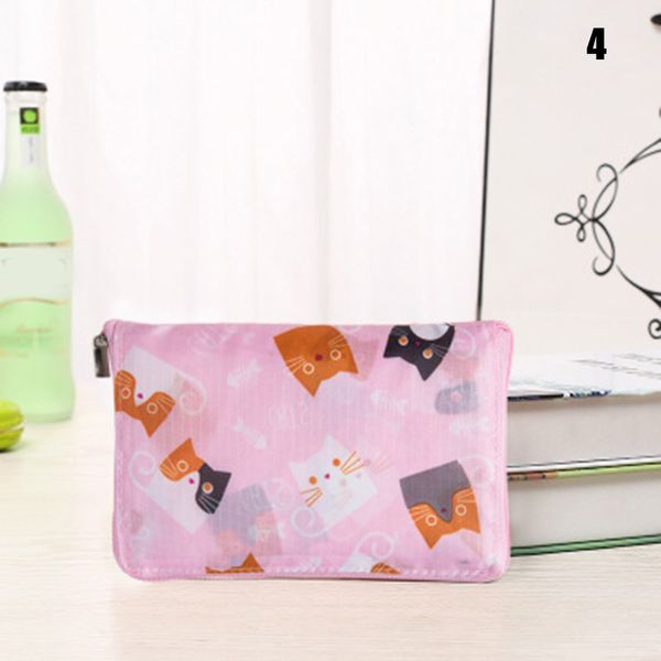 

women flower foldable shopping bag reusable nylon eco tote grocery bag c55