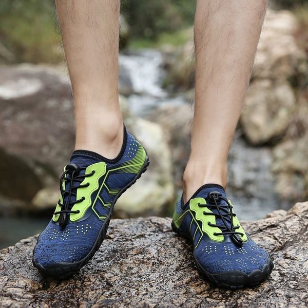 

beach aqua shoes outdoor non-slip hiking sneakers plus size slip-on wading water shoes men women footwear light sneakers