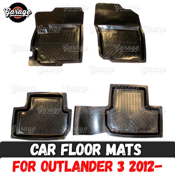 

автомобильные коврики для mitsubishi outlander iii 2012-резина 1 компл. / 4 шт. или 2 шт. аксессуары защита ковра стайлинга автомобилей