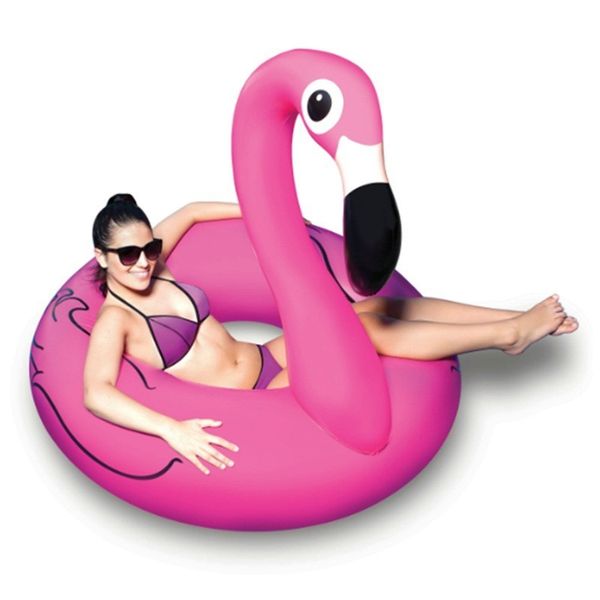 

giant inflatable flamingo unicorn pool floats swimming rings floating chair air bed for beach pool party water sports swimming