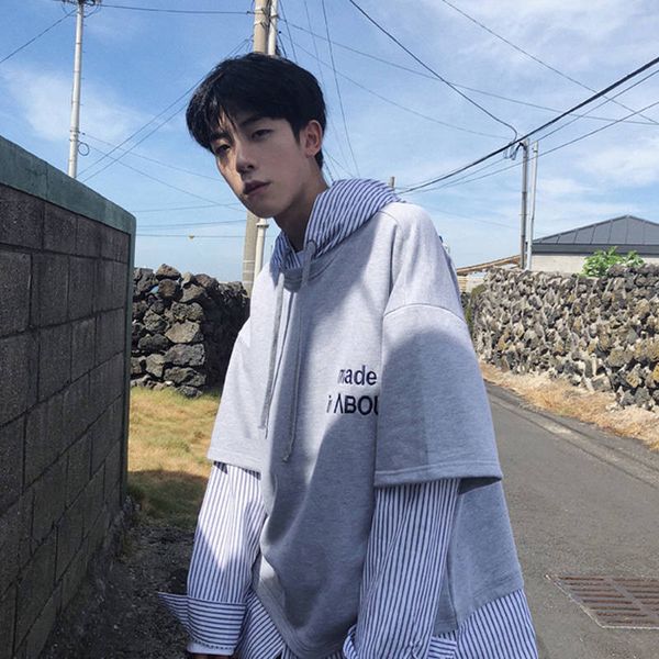 

funny hoodie sweatshirt mens hip hop pullover hoodies streetwear casual fashion autum clothes spring 2019 strip hoodie males, Black