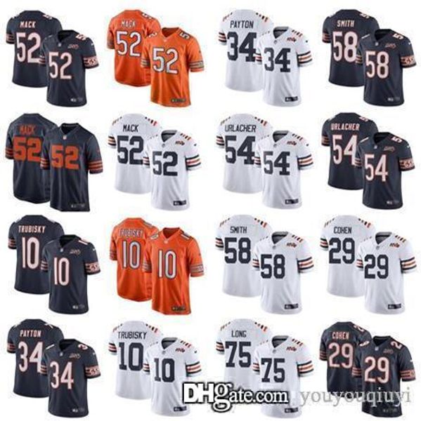 

Men 10 mitchell trubi ky 29 tarik cohen 34 walter payton chicago 100th ea on cla ic limited jer ey 52 khalil mack bear jer ey