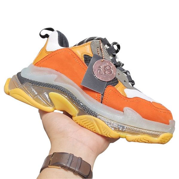 

women fashion luxury designer shoes sneakers womens basketball shoes triple s sneakers fashion wild size 35-40, Black