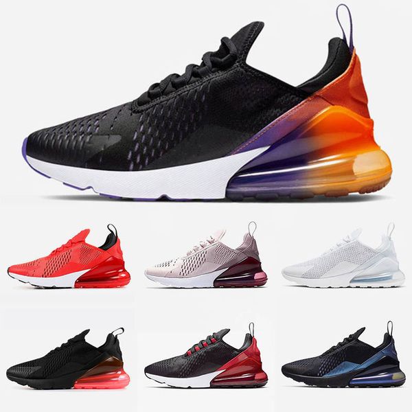 

2019 27c cushion running shoes mens womens punch p blue triple white black university red olive volt orange habanero sport trainers, White;red