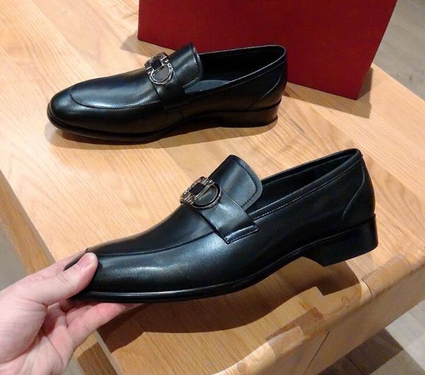 

brand name mens dress oxfords loafers casual walk wold drive real leather slip on shoes eu38-45, Black