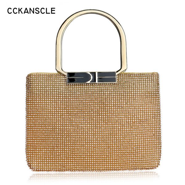 

fashion day clutch party wedding bags rhinestones women evening bag chain shoulder handbag crystal handle holder purse briefcase