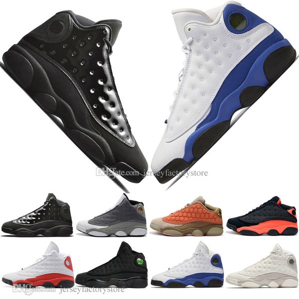 

2019 new 13 13s cap and gown terracotta blush mens basketball shoes chicago black infrared flints bred men sport sneakers designer us 5.5-13