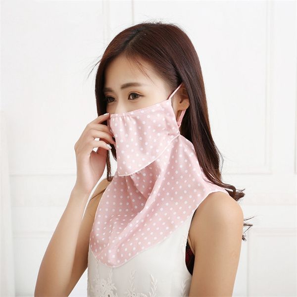 

breathable sunscreen mask light neck ppotection uv mask point, Black