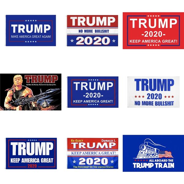 

90*150cm trump garden flags president general election banner holidays double-faced banner flags garden decorations #145