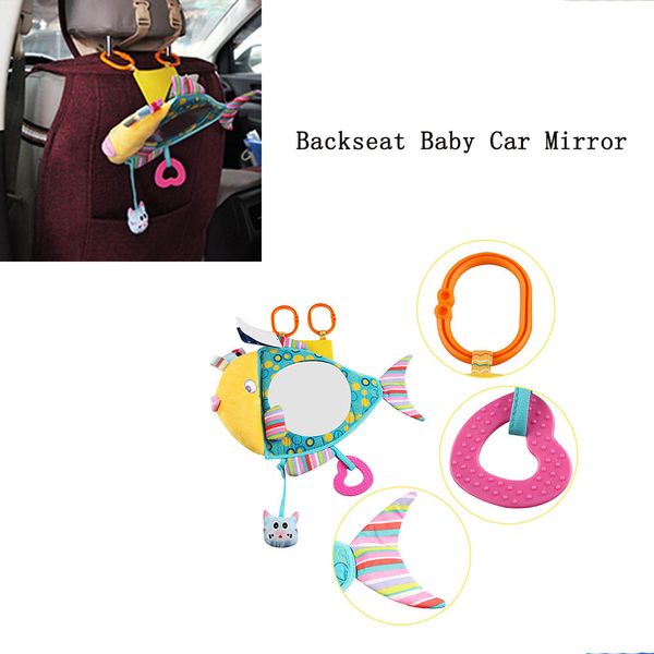 

dropshiping baby car mirror acrylic suction back view rearview mirror baby rear ward facing kids infant auto safety accessories