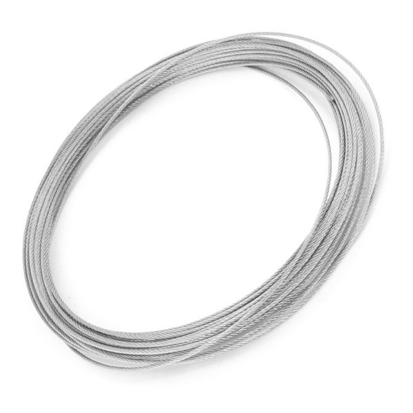 

hoisting 7x7 1.2mm diameter stainless steel flexible wire rope 32.8ft jump ropes