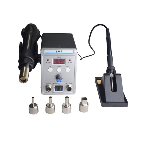 

erun8586 electric soldering irons +air gun better smd rework station