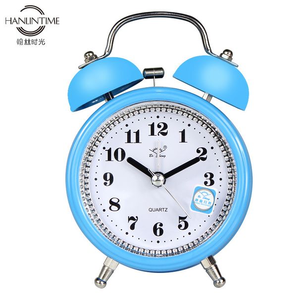 

originality new product more style more color can mashup hybrid noctilucent mute scanning metal ring a bell alarm clock