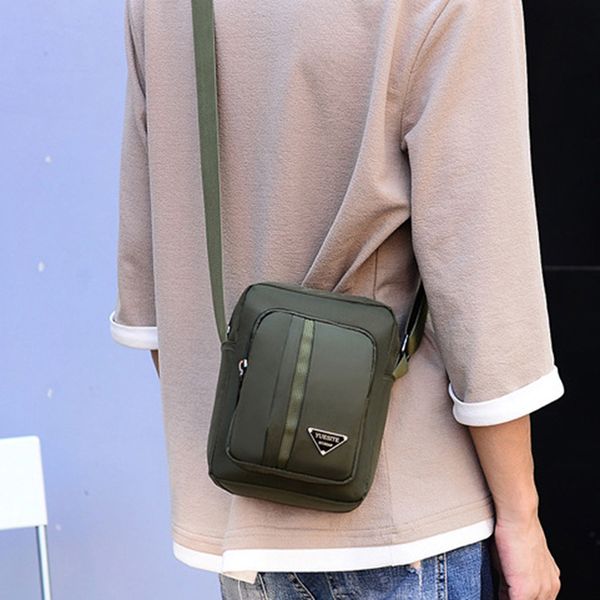 

waterproof men's solid business shoulder bag fashion outdoor messenger bags crossbags simple leisure shoulder bags