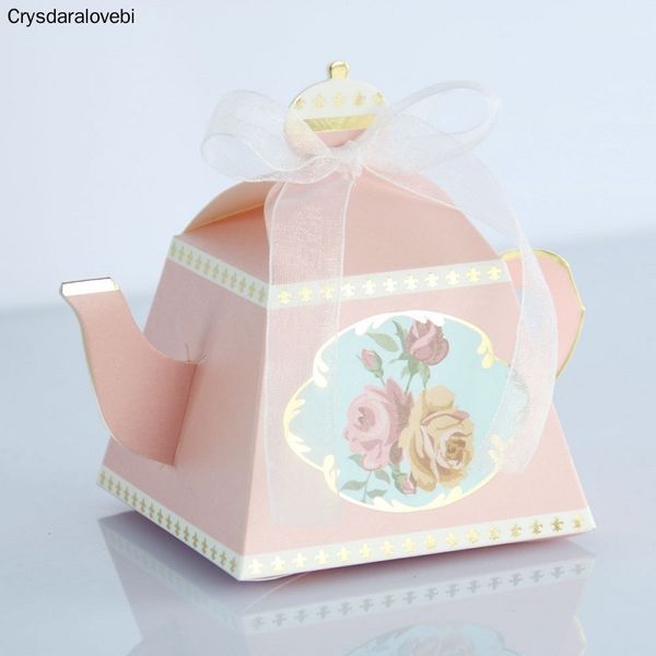 

gift wrap teapot candy boxes wedding favors and box for guests baby shower birthday party paper bags supplies
