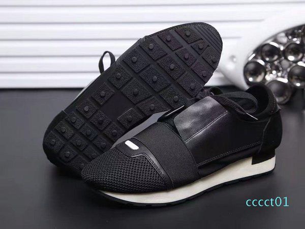 

designer shoes mens luxury shoes 2019 new brand fashion flats runners racer casual shoes womens ct01, Black