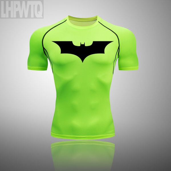 

gym t shirt men's sports jogging running tshirt men slim tight t-shirt outdoor fitness sport fast-dry compression shirts, White;black