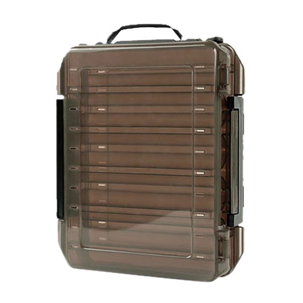 

double sided fishing tackle box compartments lure hook storage box