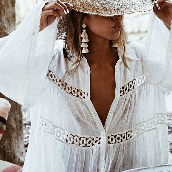 

women bikini cover up lace hollow crochet swimsuit summer beach dress ladies bathing suit cover-ups mc889