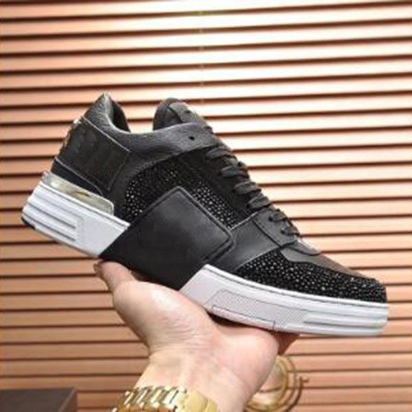

casual men shoes breathable comfortable sneakers chaussures pour hommes phantom kick $lo -camouflage luxury men shoes sports, Black