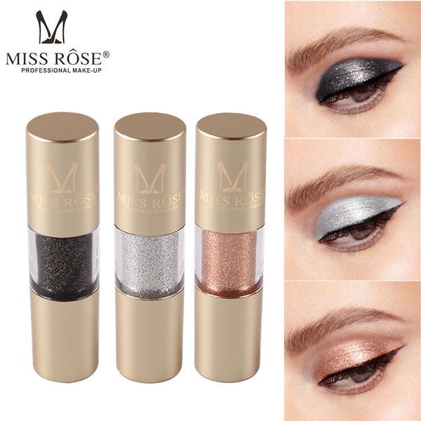 

miss rose золотые жидкие тени для век металлический макияж для глаз shimmer блеск для глаз жидкие пигменты водостойкая косметика для век