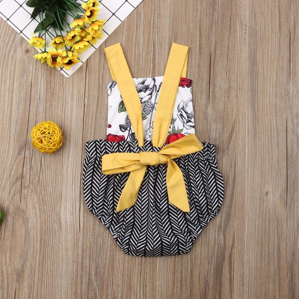 

Summer Toddler Kids Baby Girl Floral Romper Jumpsuit Clothes Bodysuit Outfits