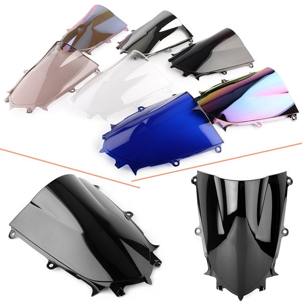

motorcycle windshield windscreen double bubble for yamaha yzf 600 r6 2017 2018