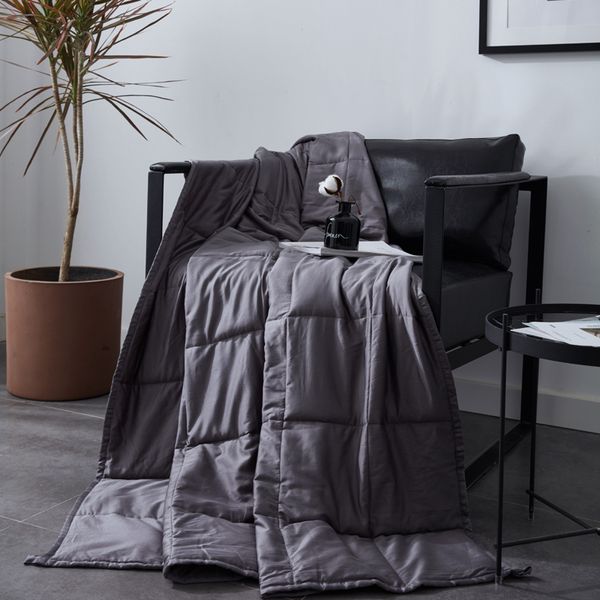 

shwg взвешенное одеяло снимает стресс и взрыв глубокого сна декомпрессия давления под одеялом из хлопка
