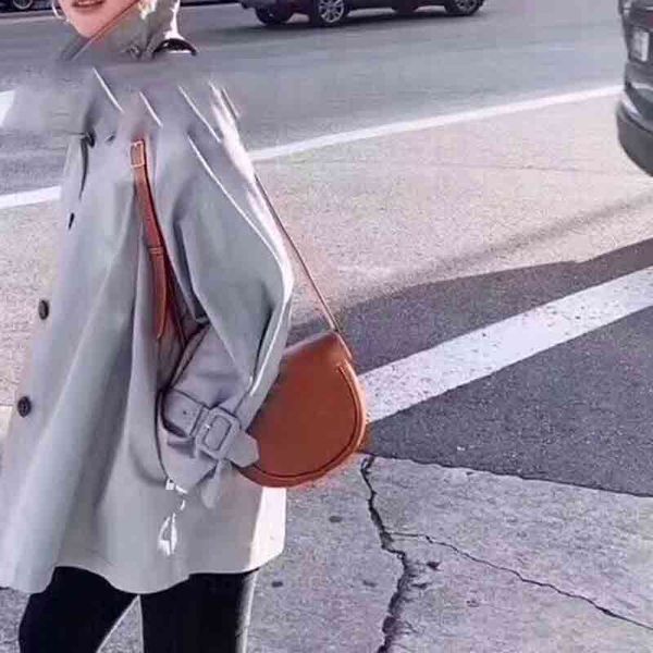 

saddle shoulder bag cross body granular cowhide totes luxury handbags women designer famous brands cow real leather quality