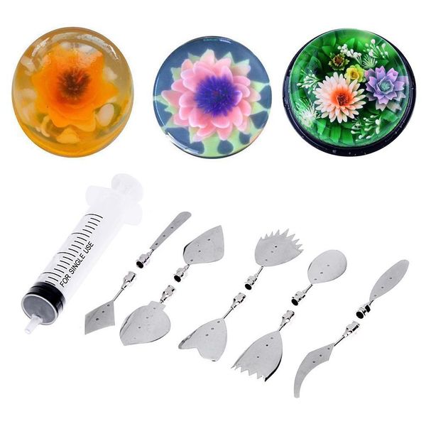 

10pcs набоѬ 3d jelly веок игла наадки пѬи set пђдинг оѬ ђкѬаение инѬђмен вад