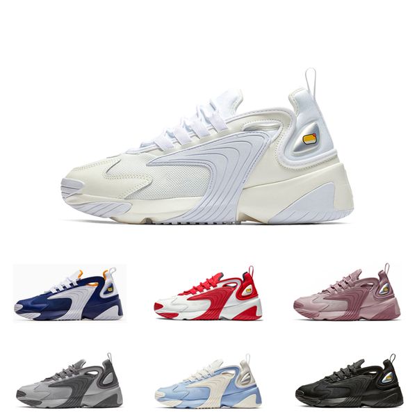 

Creamy white triple black 2K Zoom M2K men women running shoes Tekno Race Red Royal Blue Grey for men's women sports sneaker 36-45