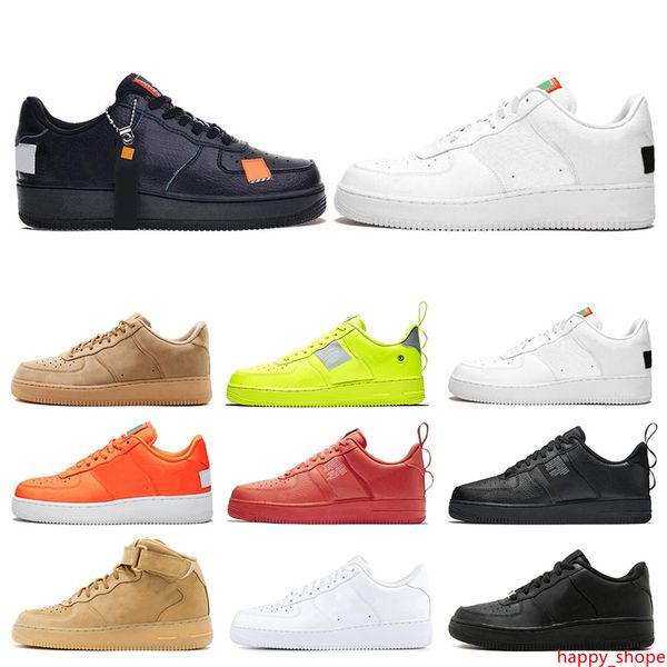 

utility triple black white dunk men women casual shoes sports skateboarding high low cut wheat trainers sneakers 36-45