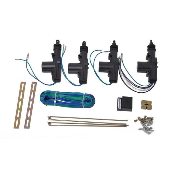 

2020 new 12v 4pcs auto door lock actuator kit 2 wires & 5 wires auto locking system motor car remote control central locking set