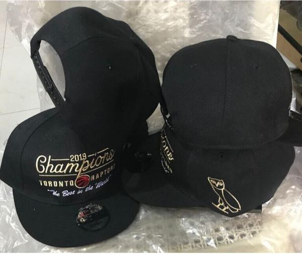 

Toronto owl ovo the in the world 2019 final champion raptor hat locker room napback adju table hat for women men port cap