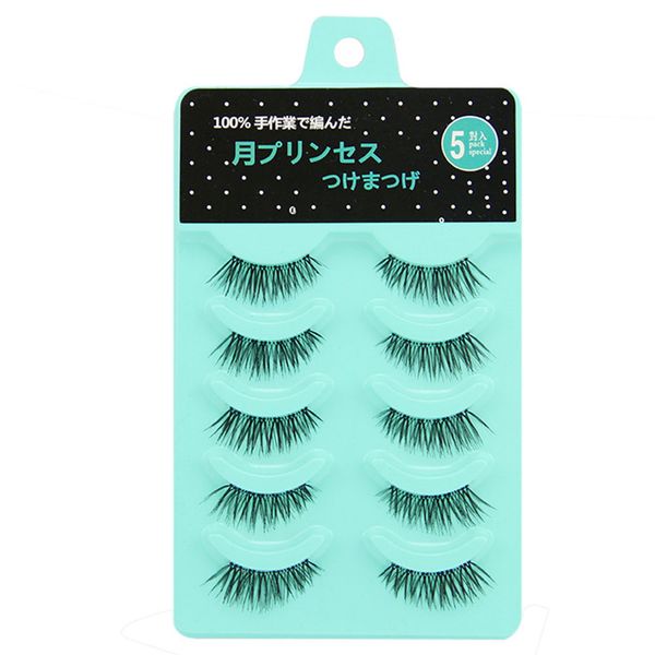 

5 pair easy remove false eyelash artificial fiber natural charming fashion lashes extension professional cosmetic party handmade