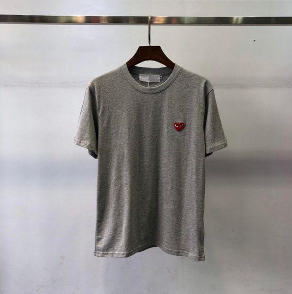 

play brand new official style t shirt man and women tshirt designer simple tshirts fashion heart-shaped embroider t-shirt summer cotton tee