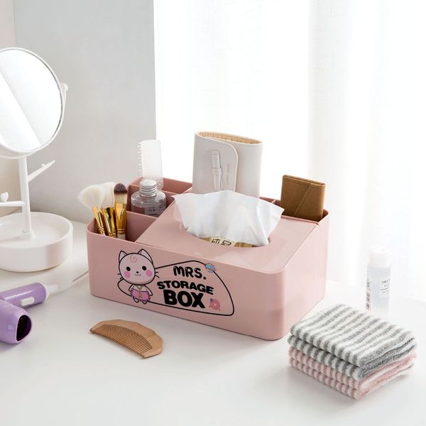 

otherhouse cartoom napkin holder deskstorage box case tissue box smartphone holder cosmetics remote control organizer boxes