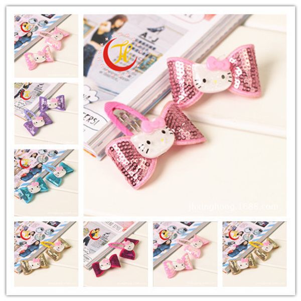 

2015 hello kitty заколки для детей детские заколки для волос украшения для девочек заколка для волос заколки для волос аксессуары головные у, Black;brown