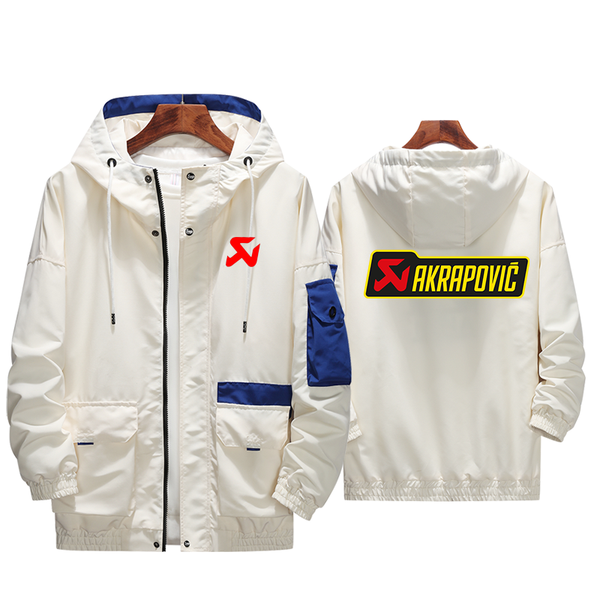 

jacket men windbreaker 2020 spring autumn fashion jacket for akrapovic men's hooded casual jackets male coat men outwear coat